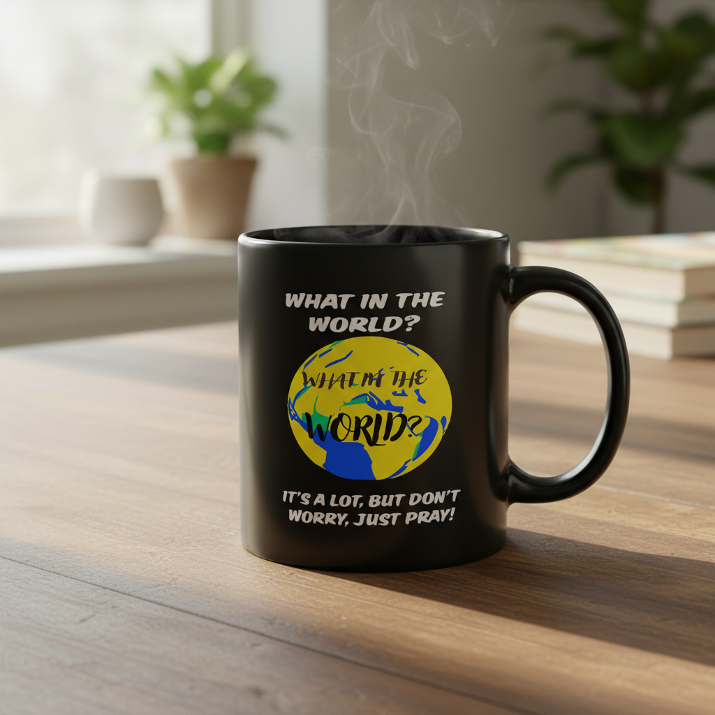 What and the world coffee mugs