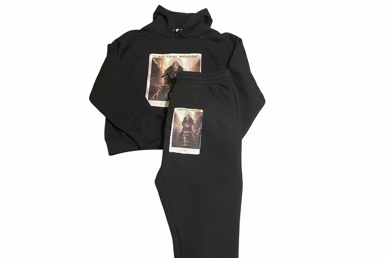 I am That woman sweat shirt and pants