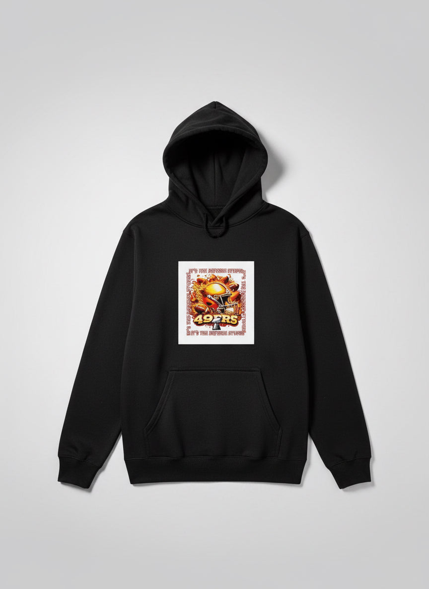 It's The Defense Stupid Football 2 49ers Hoodies