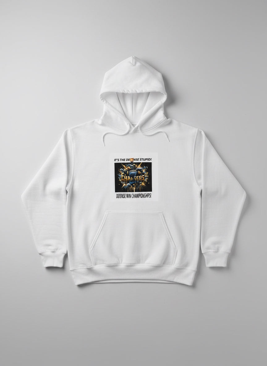 It's The Defense Stupid 2 football San Diego Chargers Hoodie