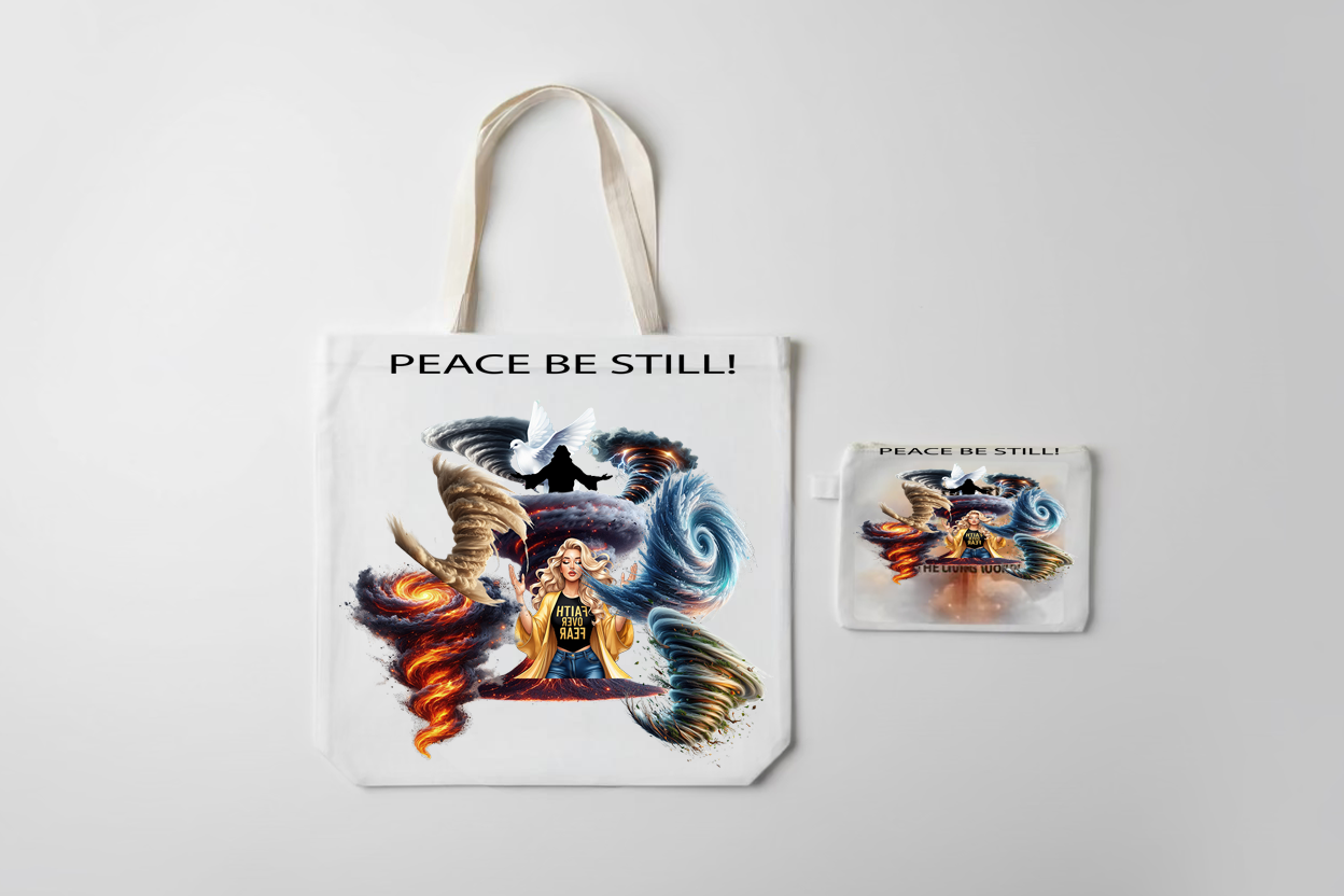 Peace Be Still Throw Pillow