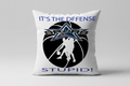 ,It's the Defense stupid 2 basketball spurs throw pillow