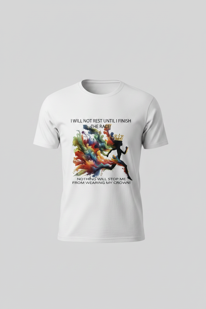 I will finish with my crown T-shirt