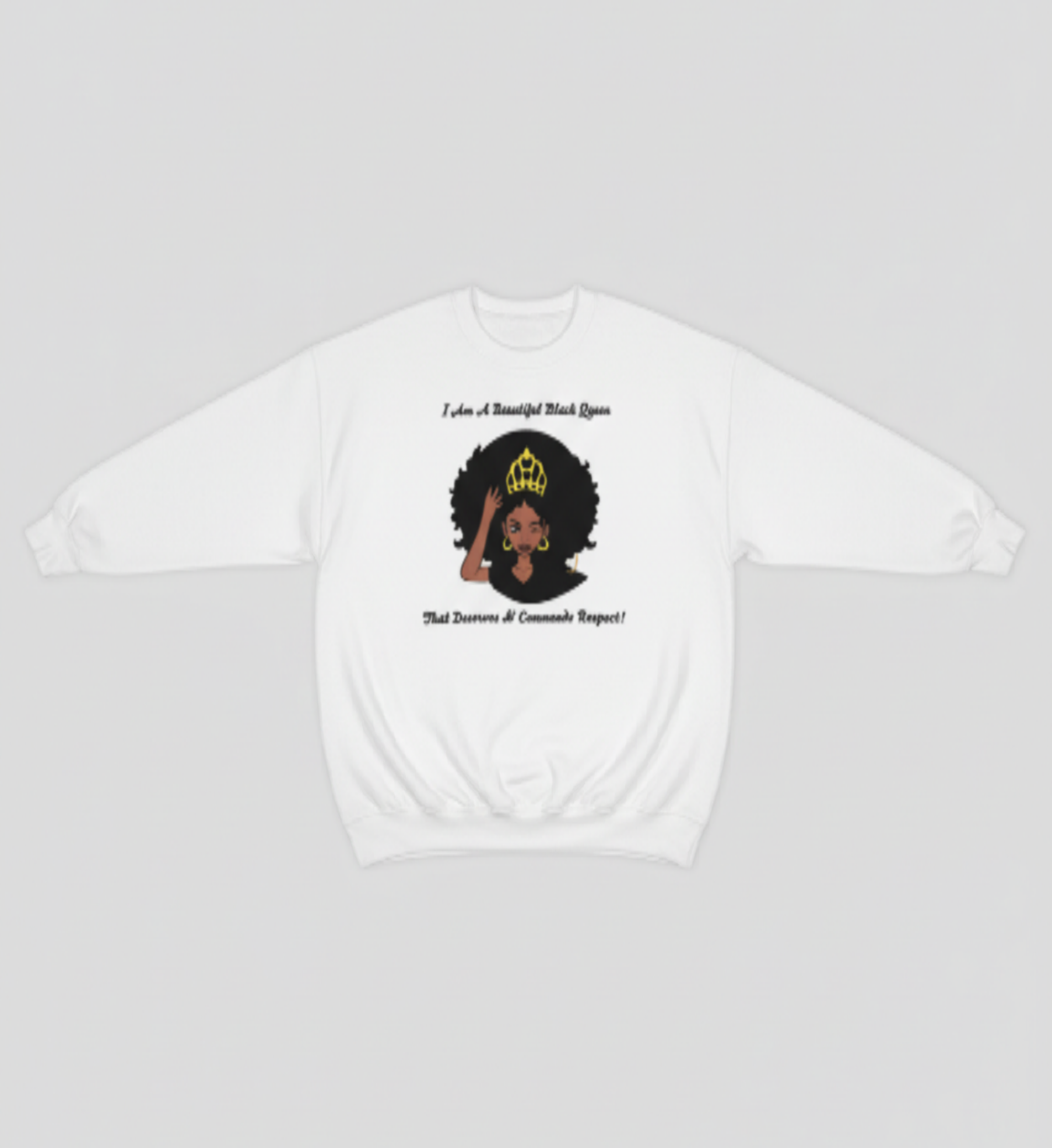 Beautiful Black Queen Unisex Sweatshirt